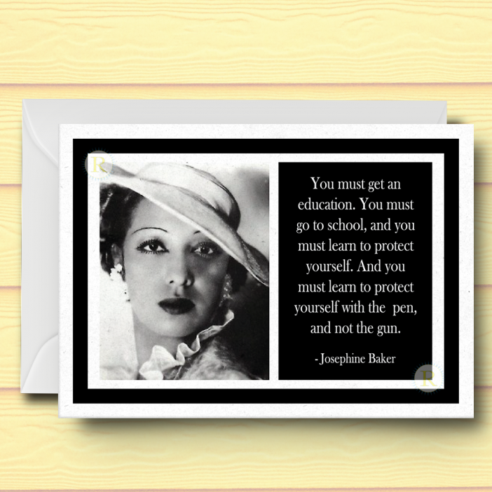 Josephine Baker A Card